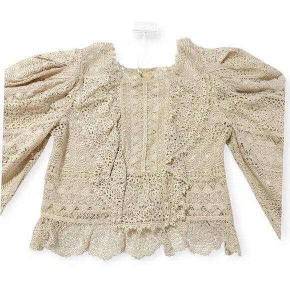 Ulla Johnson Eloise Blouse in Pearl, Size 4  New with tag - Picture 9 of 16